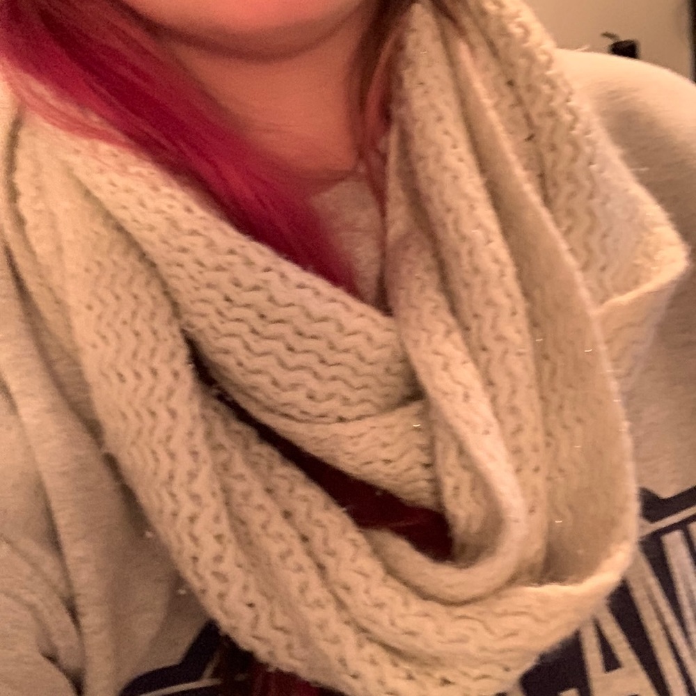 Infinity wool scarf